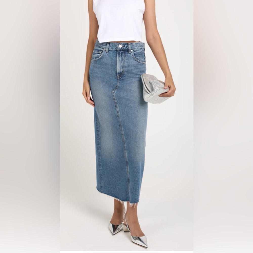 Citizens Of Humanity Revolve $298 SOLD OUT! Circolo Jean Skirt Size 24!